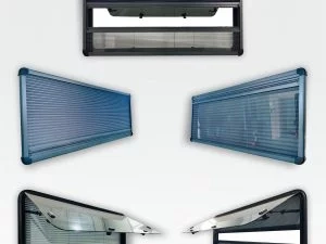 Ausstellfenster Echtglas Kastenwagen