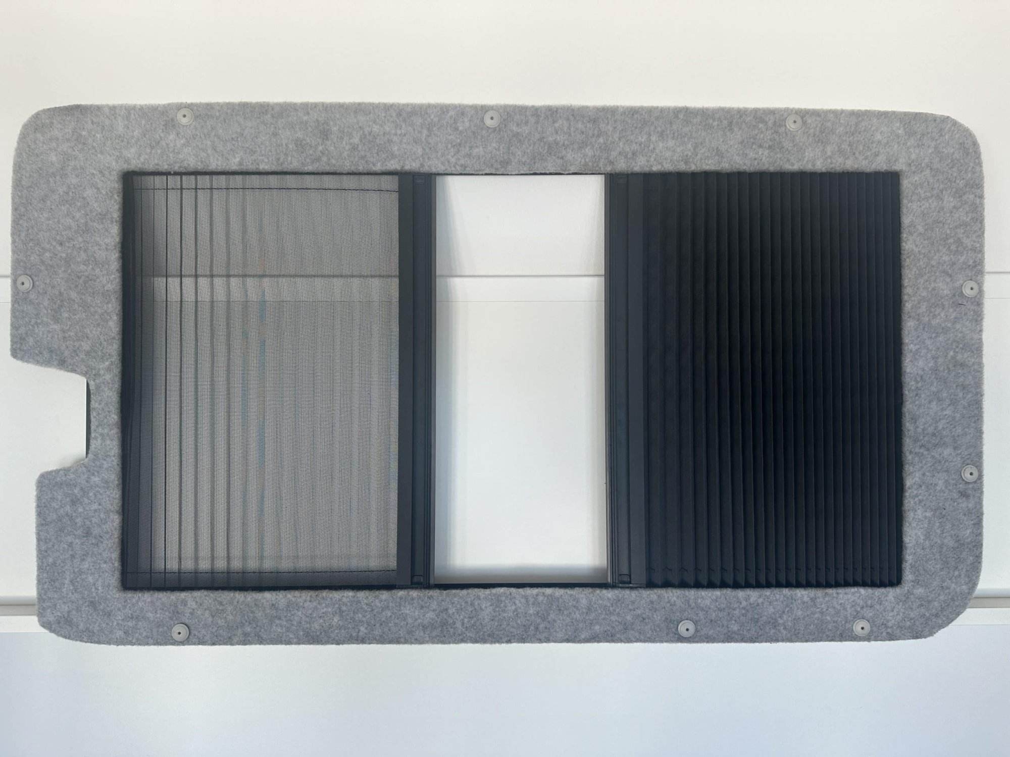 Verdunkelung für VW T5 T6 mit Moskitonetz für Privatsphäre