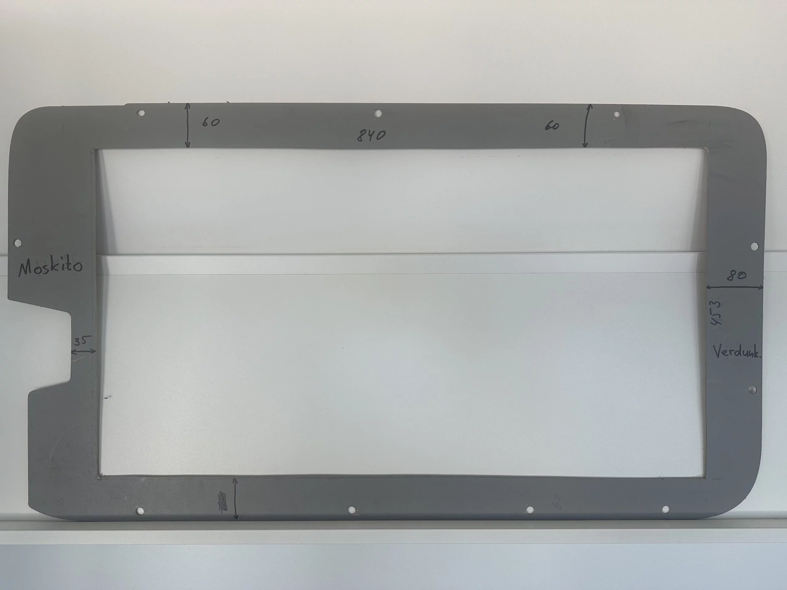 Verdunkelung Skizze Schiebetür